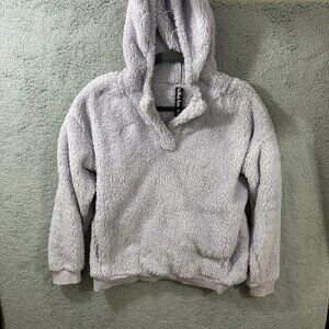 LUKKA LUX Sherpa Fleece Pullover Hoodie Comfy Medium